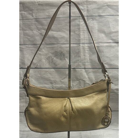 Etienne Aigner Handbags - Etienne Aigner Light Yellow Leather  Shoulder Bag Purse